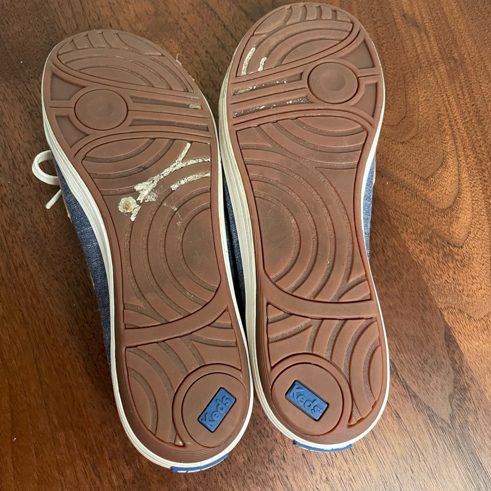 Keds Blue and Tan Flats with Nautical Style - Picture 8 of 10
